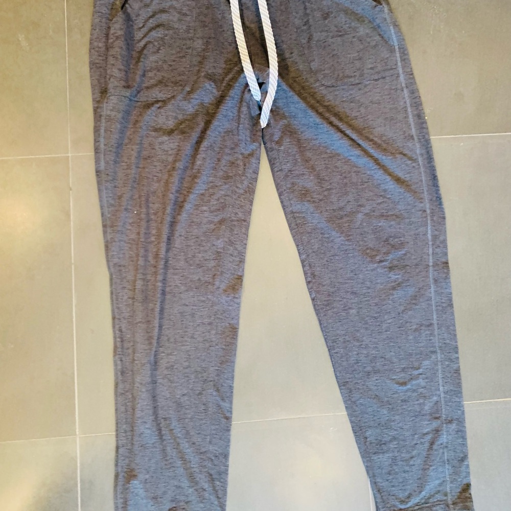 Men's Charcoal Jogger Pants with Drawstring